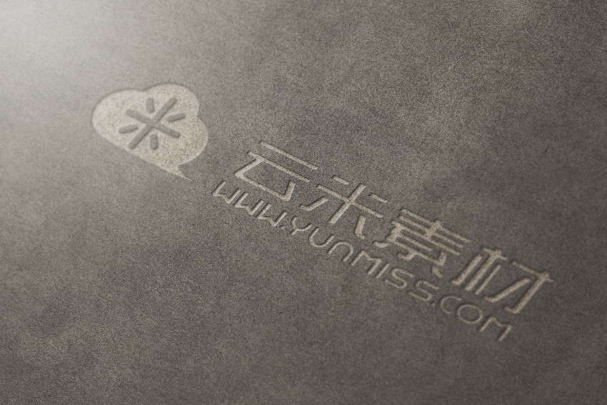 纸张 logo 黑色 白色