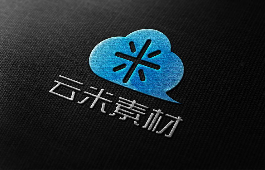 布料 logo展示 黑色 绿色