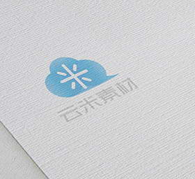 一款白色背景LOGO展示样机