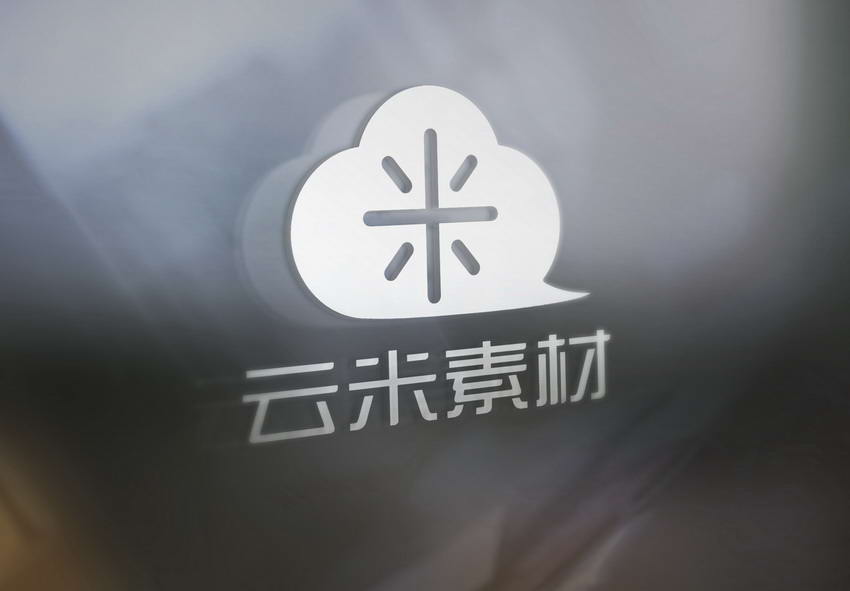 玻璃 灰色 LOGO展示