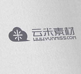 两款米色背景的LOGO展示样...