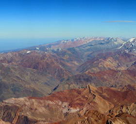 安第斯山脉山南美洲景观旅游景...