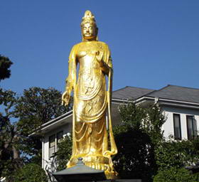 Budha雕像黄金佛教寺神社亚洲...