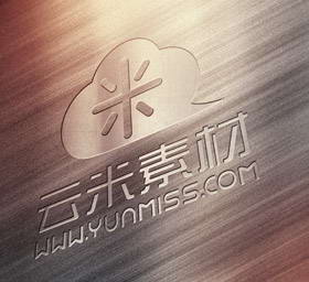 一款经典背景的logo展示样机